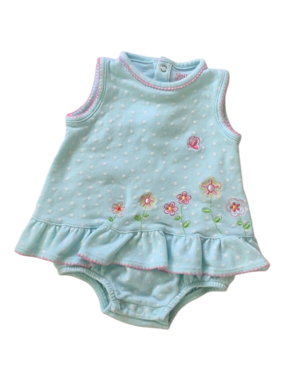Child of Mine by Carter’s Baby Girls Floral Ruffled Bodysuit